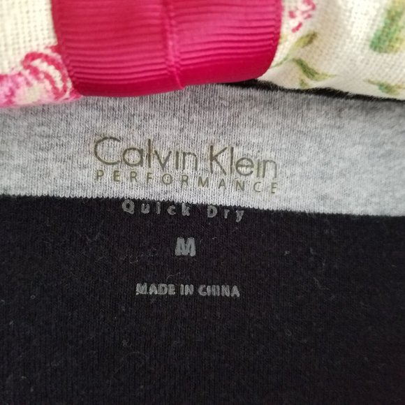 Performance Tee stripe V-Neck Shirt 3/4 sleeve - Picture 4 of 6